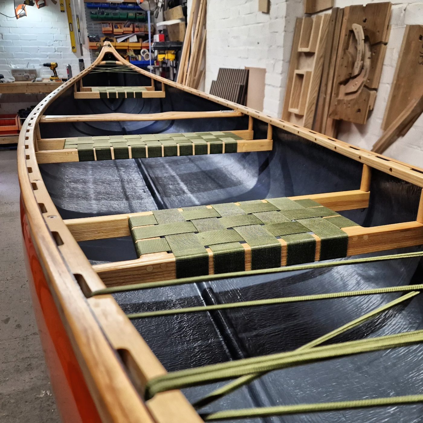 Webbing, painter ropes and deck netting