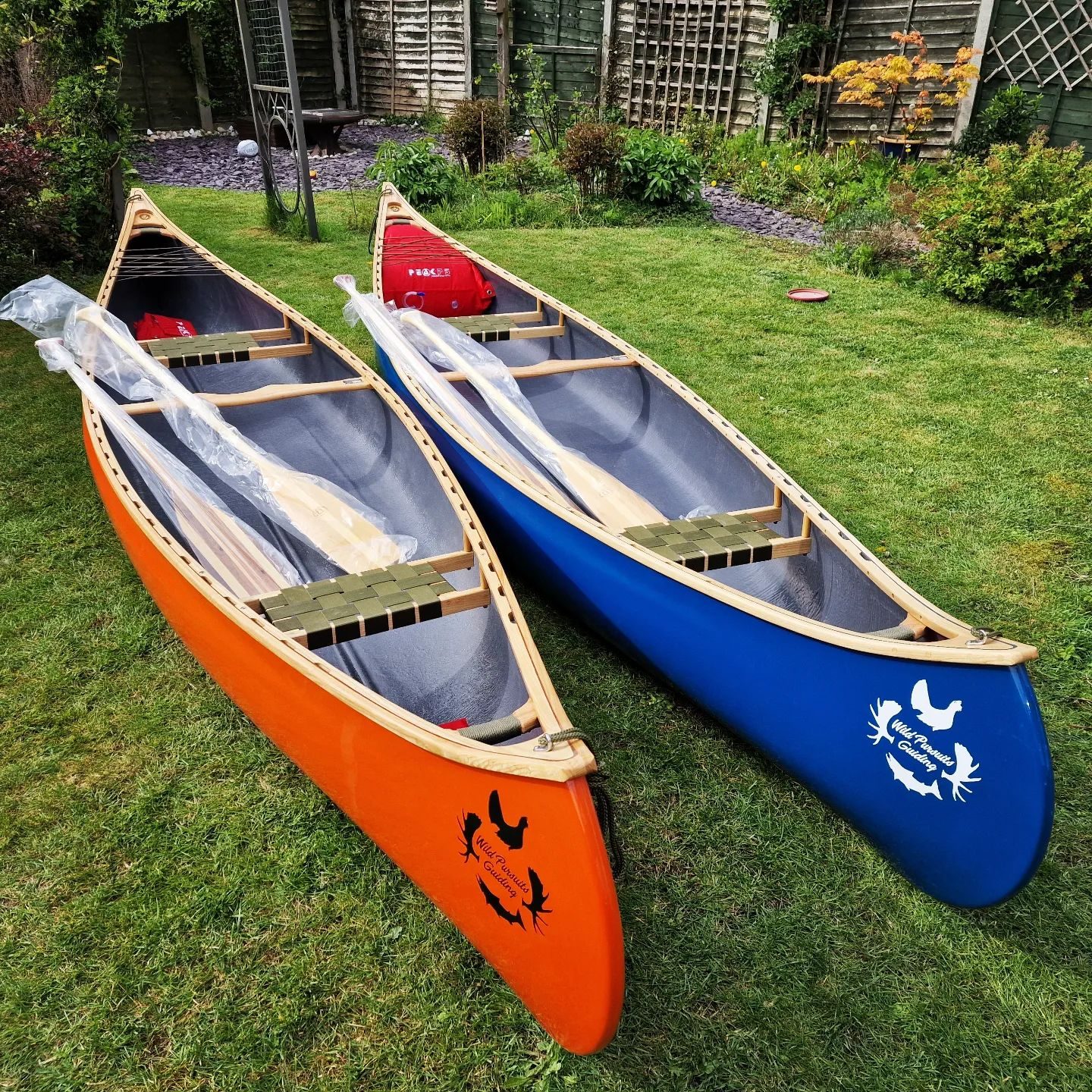 Two Campbell Canoes side by side